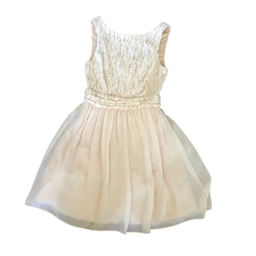 Like new Junior Speechless Pale Pink A-line sleeveless Dress size 3